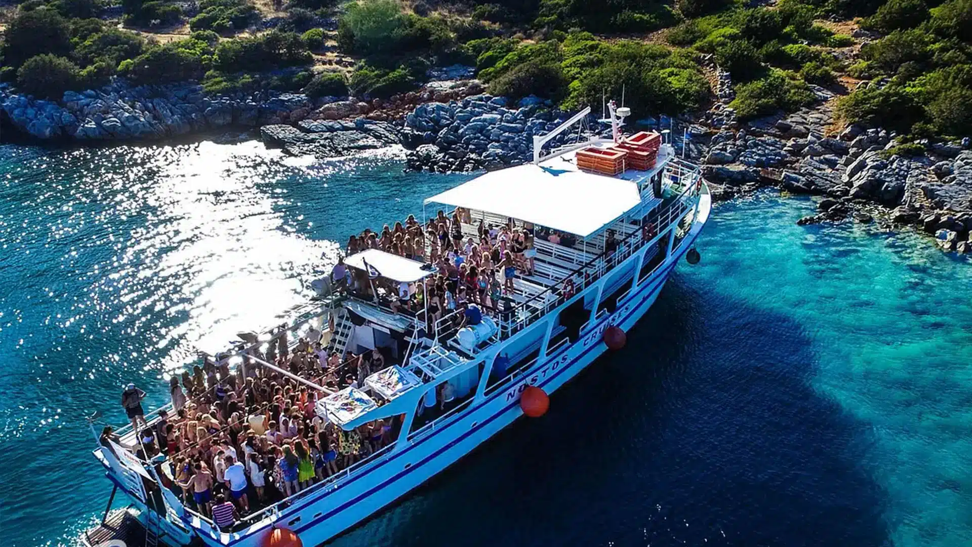 Kavos Cruises, boat trip Κάβος Κέρκυρα